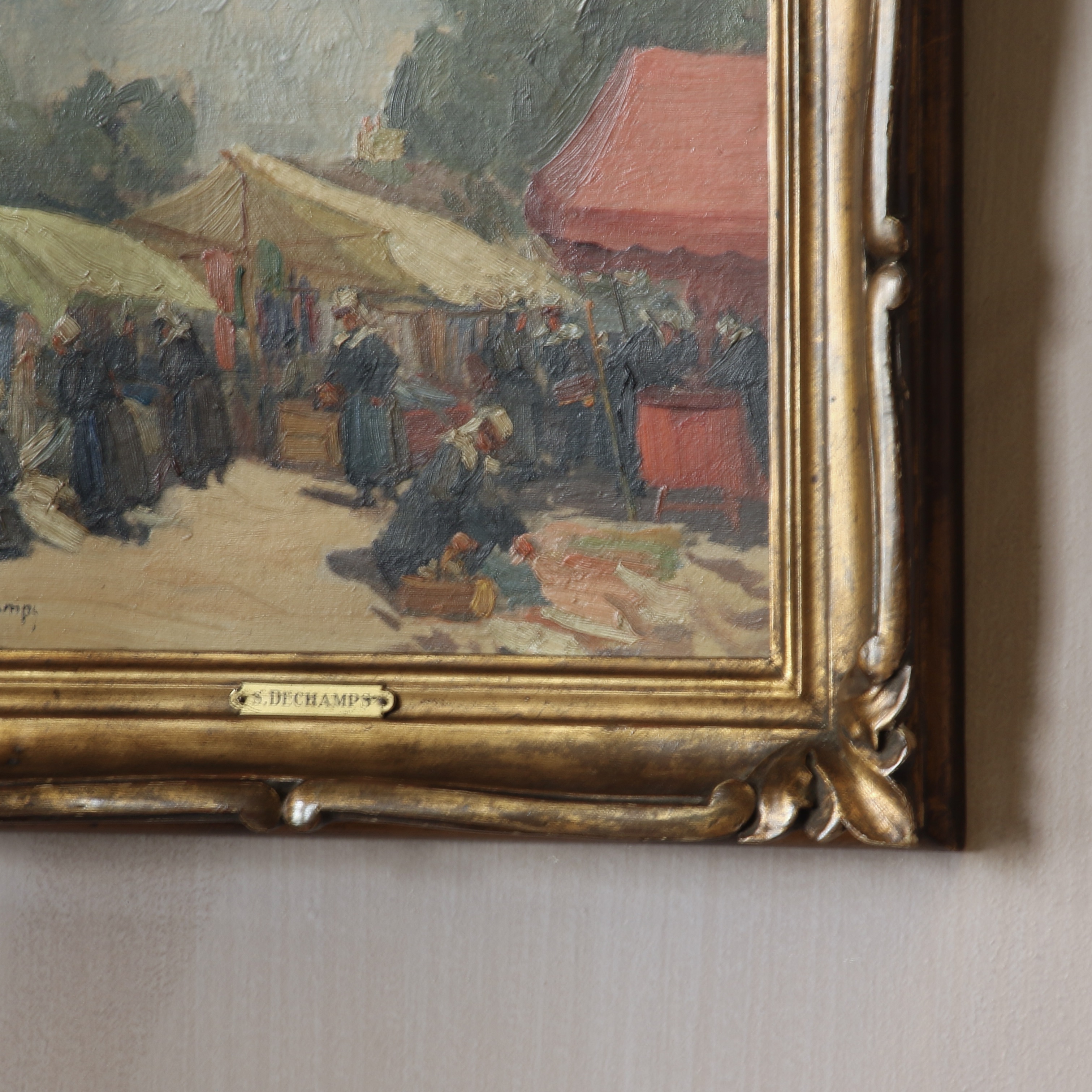 Breton Village Scene